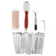 thumbnail image 2 of Kit de herramientas para manualidades de cuero 28 unidades/juego herramientas de trabajo estampado ANGGREK Otros, 2 of 8