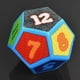 thumbnail image 5 of Dados de 12 caras , accesorios de , juguetes educativos, juguetes de entretenimiento, troquel de espuma de 60G para de , , Números yotijar jugar a los dados, 5 of 10