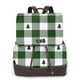 thumbnail image 1 of Fotbe Green White Lumberjack Plaid Mochila Bolso con Estampado para Mujer, Mochila Antirrobo de Nylon Impermeable, Bolsa Ligera de Hombro, 1 of 4
