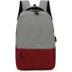thumbnail image 3 of Mochila de 3 piezas, bolso de viaje de color, bolso de negocios para ordenador, bolso a juego informal para hombro, bolso de senderismo BRILLAR Rojo Verde, 3 of 5