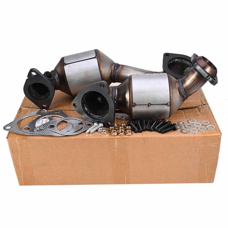 Catalytic Converter Assembly Compatible with 2010-2019 Ford Flex / Ford Explorer 3.5L Turbo V6 EcoBoost Replaces OE# AG1Z-5F229-A DG1Z-5F229-B DL1Z-5F229-C Direct Fit Design EPA Compliant
