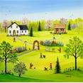 thumbnail image 2 of Mark, Sharon 15x15 Gold Ornate Wood Framed with Double Matting Museum Art Print Titled - Spring is Blooming, 2 of 4
