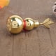 thumbnail image 4 of Calabaza de latón Chino Feng Shui decoración Suerte Tradicional con Cubierta Abierta de Superficie de Hoja, 4 of 10