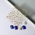 thumbnail image 4 of Stickers para uñas Sevgob con diseño navideño en relieve 5D, 4 of 6