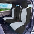 thumbnail image 5 of For Toyota Sienna 2011-2020 FH Group Neoprene Waterproof Custom Fit Car Seat Covers - Gray/Black Full Set 7 Seater, 5 of 9