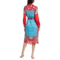 thumbnail image 2 of Elie Tahari womens  The Paulina Isle Of Capri Silk-Blend Shirtdress, l, Blue, 2 of 3
