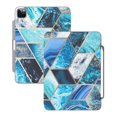 thumbnail image 6 of i-Blason Cosmo Case for New iPad Pro 12.9 Inch (2021 2020 2018 Release), Full-Body Trifold Stand Protective Case Smart Cover with Auto Sleep/Wake & Pencil Holder (Ocean), 6 of 8