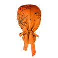 thumbnail image 4 of Working Cap for Women Men, Adjustable Elastic Band Halloween Beanie Hat Lace Up Work Scrub Cap with Sweatband Saffron One Size, 4 of 6
