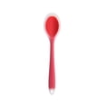 thumbnail image 1 of Cuchara de silicona para la cena, cuchara de mesa, cuchara de postre, utensilios para cocina, restaurante, color rojo rosa, 1 of 4