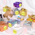 thumbnail image 4 of UTAH-YEGAWEN 2" Circle Holographic Thermal Label Stickers, Round Printable Rainbow Glitter Thermal Printer Sticker Labels for Gift Wrapping, Self-Adhesive Name Price Tag DIY Custom Logo Design- Yello, 4 of 4