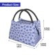 thumbnail image 2 of Easygdp Blue And White Flowers Bolsa de Almuerzo Insulada Reutilizable, Bolsa de Mano y Bandolera para Oficina, Trabajo, Viajes, 2 of 6
