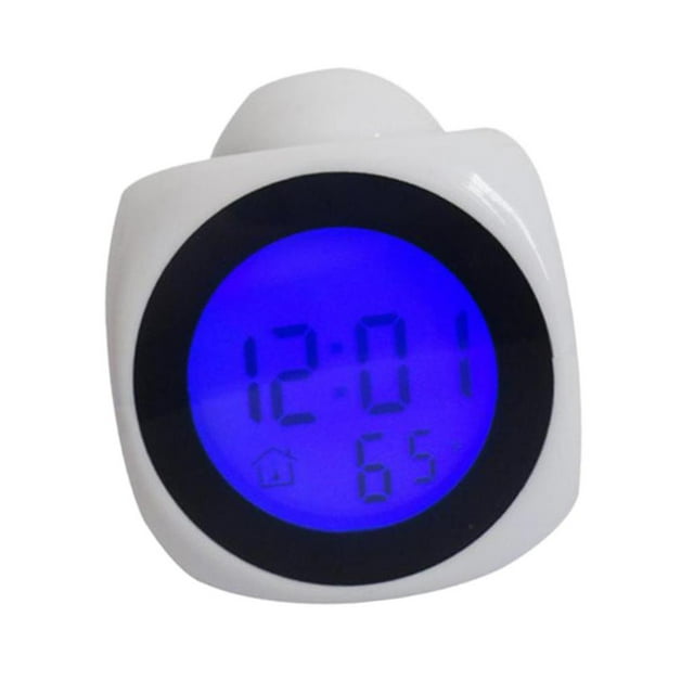 Despertador De Proyección LCD perfecl Proyector de alarma termómetro