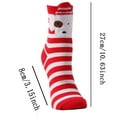 thumbnail image 3 of JeashCHAT Women Cute Christmas Vintage Printing Thicker Socks Long Sock Comfortable Socks, 3 of 4