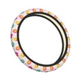 thumbnail image 2 of Fotbe Donut Steering Wheel Cover Universal 15 in Car Accessories for Men Women,Steering Wheel Protector Comfortable Protective Case for SUV Sedan Decor, 2 of 8