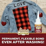 Aleenes Fabric Fusion Needlenose 2 fl oz, Dries Clear, Permanent Adhesive Glue 0.19 lb. Dries in 30 Minutes