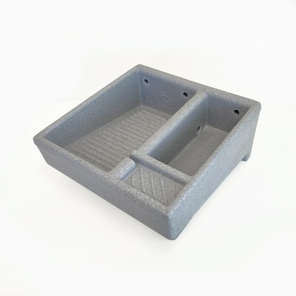 Lavadero 55 cm CON PILETA DERECHA kit Z GRIS granito VERSAPLAS LD55B12Z