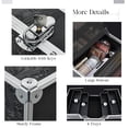 thumbnail image 3 of Organizador portátil MAKEUP Train Case FRENESSA con candado, color negro, 3 of 7