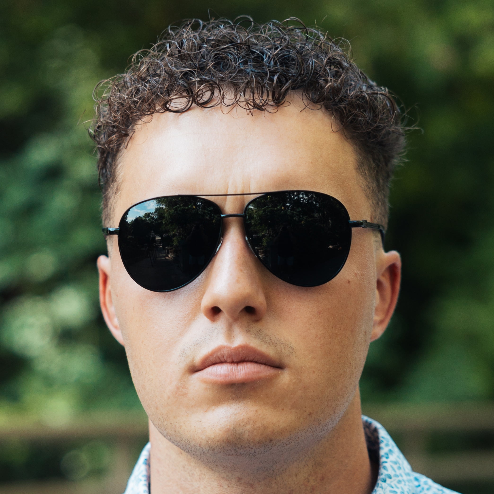 ZEN Oversized Aviator Super Dark Sunglasses
