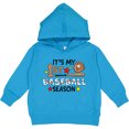 thumbnail image 2 of Inktastic It's My First Baseball Season Toddler Hoodie, 2 of 4