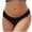 Black, variant on Solid Color Split Bikini Bottoms Swimming Pants for Boys 7, Size XXL