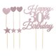 thumbnail image 1 of Egg Cake Decoration Insert for 1Set Happy Birthday Cake Toppers with Glitter, 1 of 5