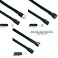 thumbnail image 6 of USB C Male to Female USB C Ribbon Cable Charging Cord Support Charging Sync 480mbps Connector for Phone Tablet Headphone, 6 of 7