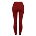 thumbnail image 6 of Leggings for Women - High Waisted Tummy Control Soft Black Capri Yoga Pants for Workout Full Length Capri Buttery Soft Stretchy Yoga Pants (, S), 6 of 6