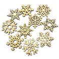 thumbnail image 1 of XZNGL Led Lights Rear Bike Light 10Pcs Assorted Wooden Snowflake Xmas Wedding Tree Hanging Ornament Decor Sturdy, 1 of 4