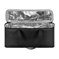 thumbnail image 1 of Bolsa de transporte para tostadora de 2 rebanadas, bolsa de almacenamiento con cremallera, tela Oxford 1680D, resistente al agua, funda negra, 1 of 9
