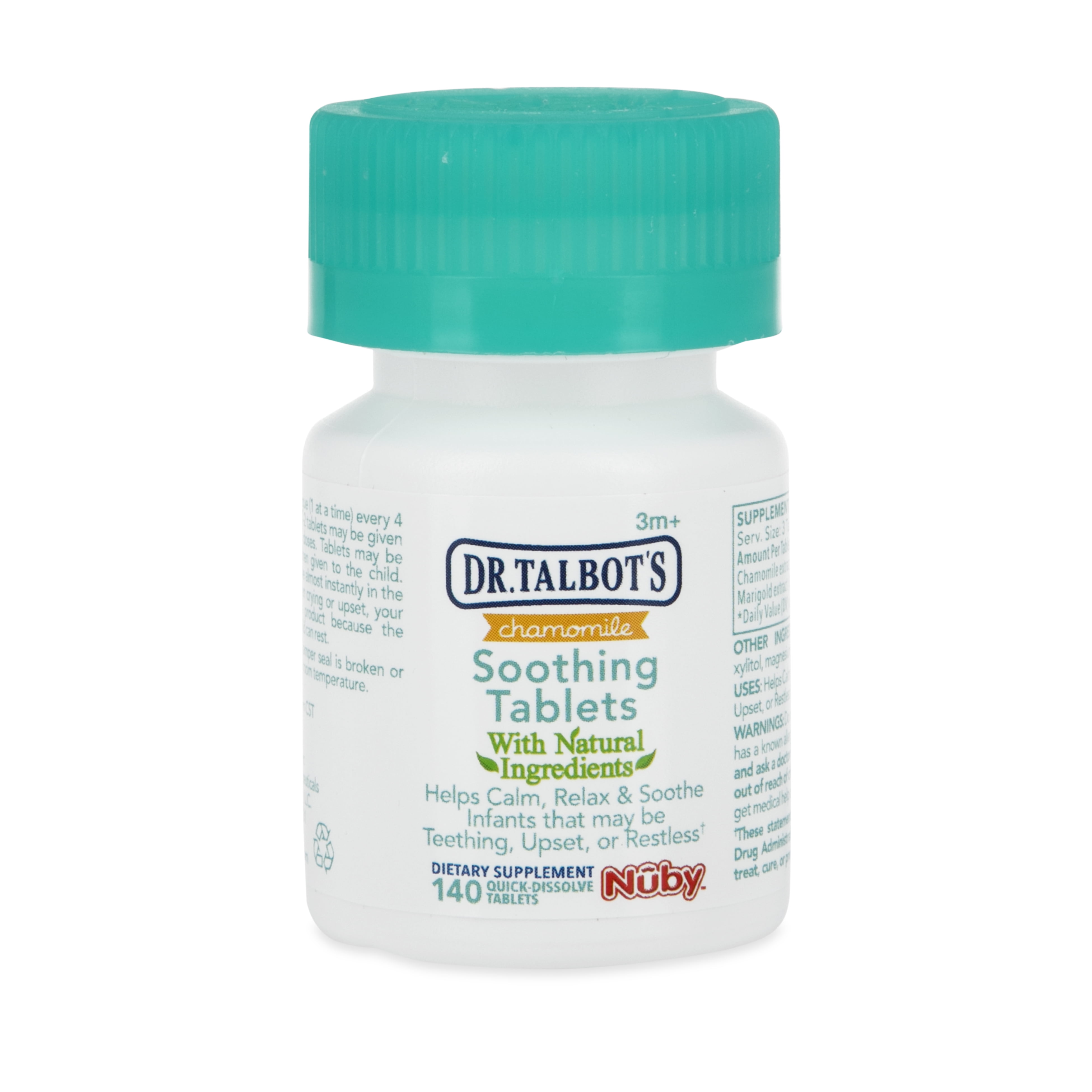nuby soothing tablets age