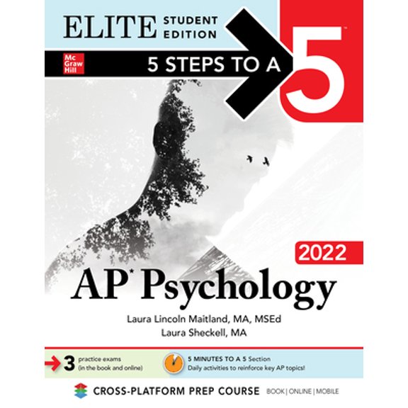 Pre-Owned 5 Steps to a 5: AP Psychology 2022 Elite Student Edition (Paperback) 1264267711 9781264267712