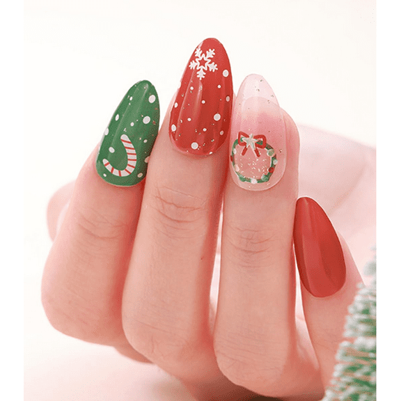 Christmas Joy Gel Nails