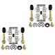 thumbnail image 1 of 2 Kits De Cálipers De Frenos Town Car 1998 A 2011 Lincoln Tras HO AUTOPARTES ., 1 of 4
