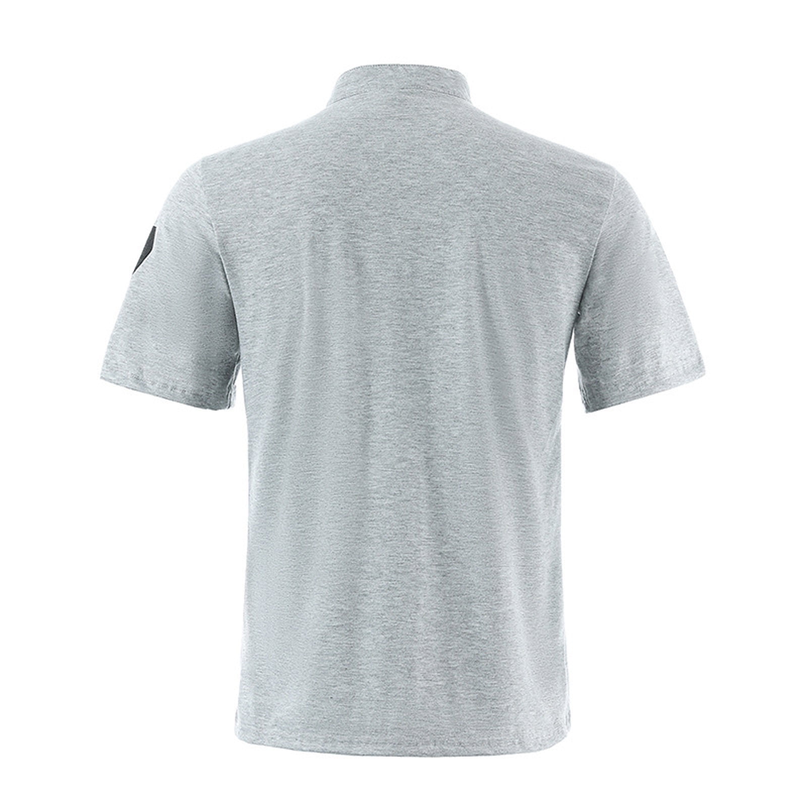 Mock Neck Henley Shirt for Men's Fashion Golf Polo Shirts Outdoor