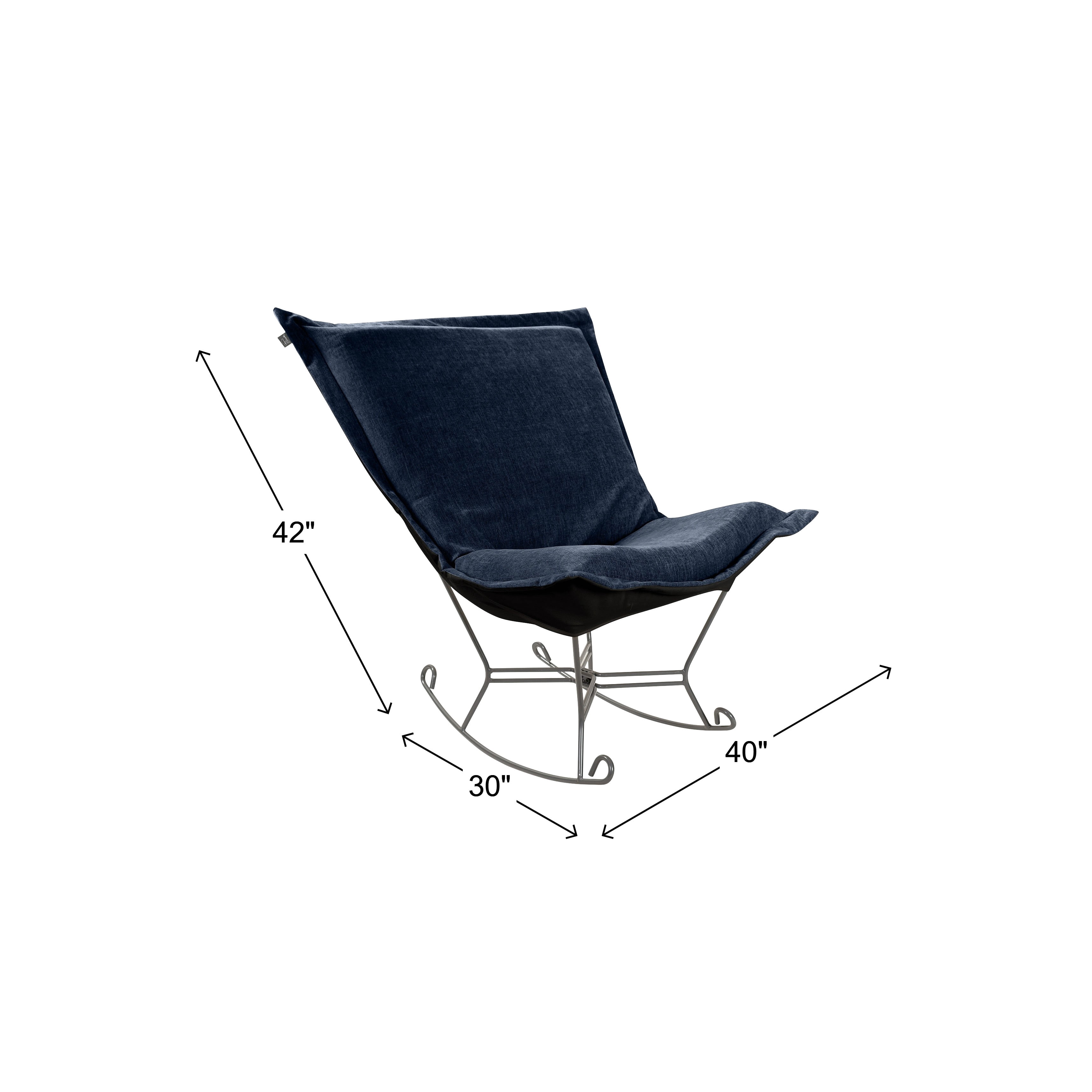 Komodo Navy Puff Rocker and Frame
