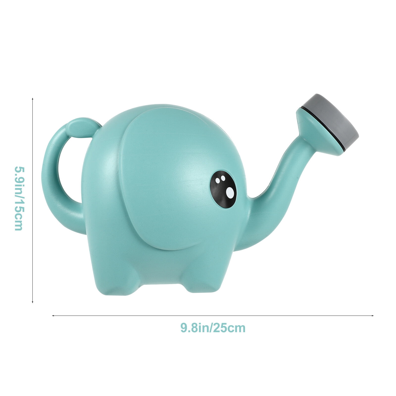 HOOWIFFY Ergonomic Plastic Watering Can for Indoor and Outdoor Plants, Garden Watering Tool with Comfortable Handle