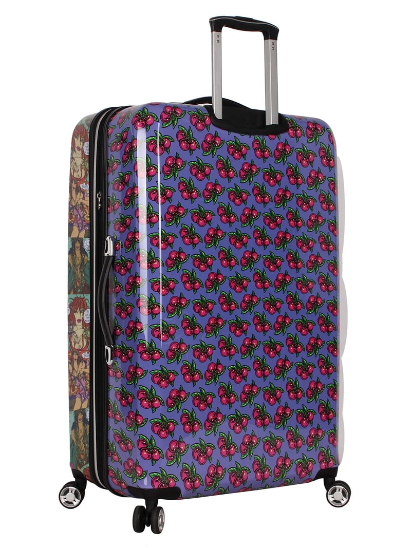 Betsey Johnson 26 Inch Checked Luggage Collection - Expandable