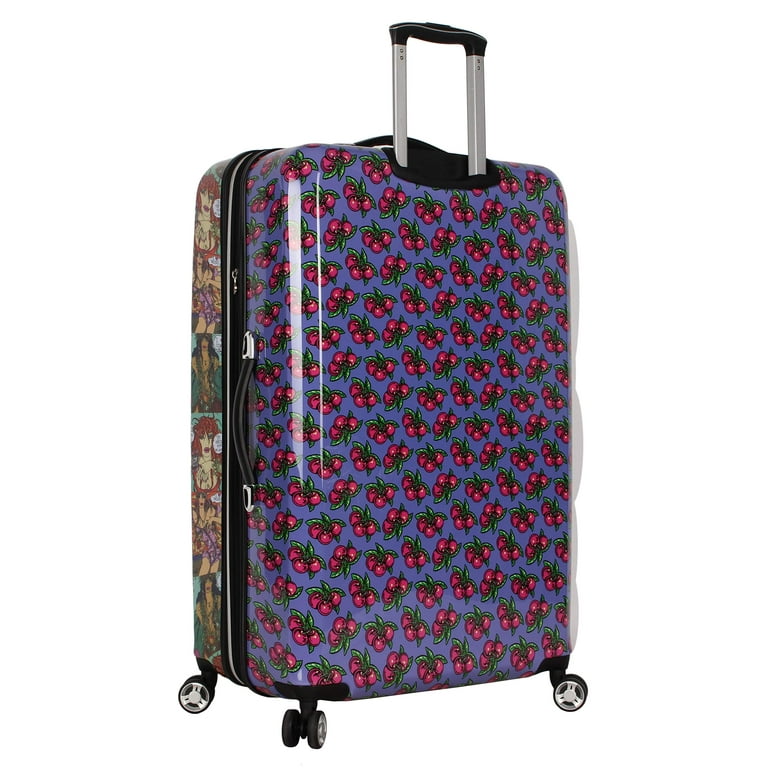 Betsey Johnson 26 Inch Checked Luggage Collection - Expandable