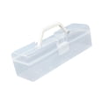 thumbnail image 7 of DOMELAY Roll Cake Box Cake Carrier Clear Rectangle Bread Box Cake Container Cake 34cmx10cmx9cm, 7 of 7