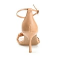 thumbnail image 3 of Journee Womens Mabella Open Toe Mid Stiletto Sandals, 3 of 9