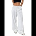 thumbnail image 2 of Pantalones Deportivos Anchos para Mujer, con Cordón, Holgados, de Cintura Alta y Sueltos, Informales XL, 2 of 9