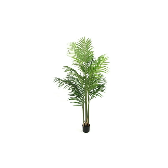 Palmier Artificiel Réaliste de 160 cm – 15 Feuilles – Plante Tropicale de Sol avec Pot de Qualité Supérieure et Toucher ultra Naturel – Déco pour la Maison, le Bureau, l'Hôtel Ou un Commerce
