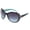Black Blue, variant on Large Plastic Frame Sparkle Tow Tone Fashion Sunglasses for Women