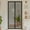 Black, variant on Magnetic Screen Door, 2 Sizes Available (39" x 82" / 35" x 82"), 18 Powerful Magnets, Self-Closing Mosquito Net, Hands-Free Design for Standard Doors(Black)