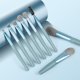 thumbnail image 2 of Brochas de maquillaje, 8 piezas Mini juego de brochas de maquillaje Brocha sintética premium para base Correctores en polvo Brocha Pestañas Sombra de ojos Brocha para cejas Brocha para labios, 2 of 7