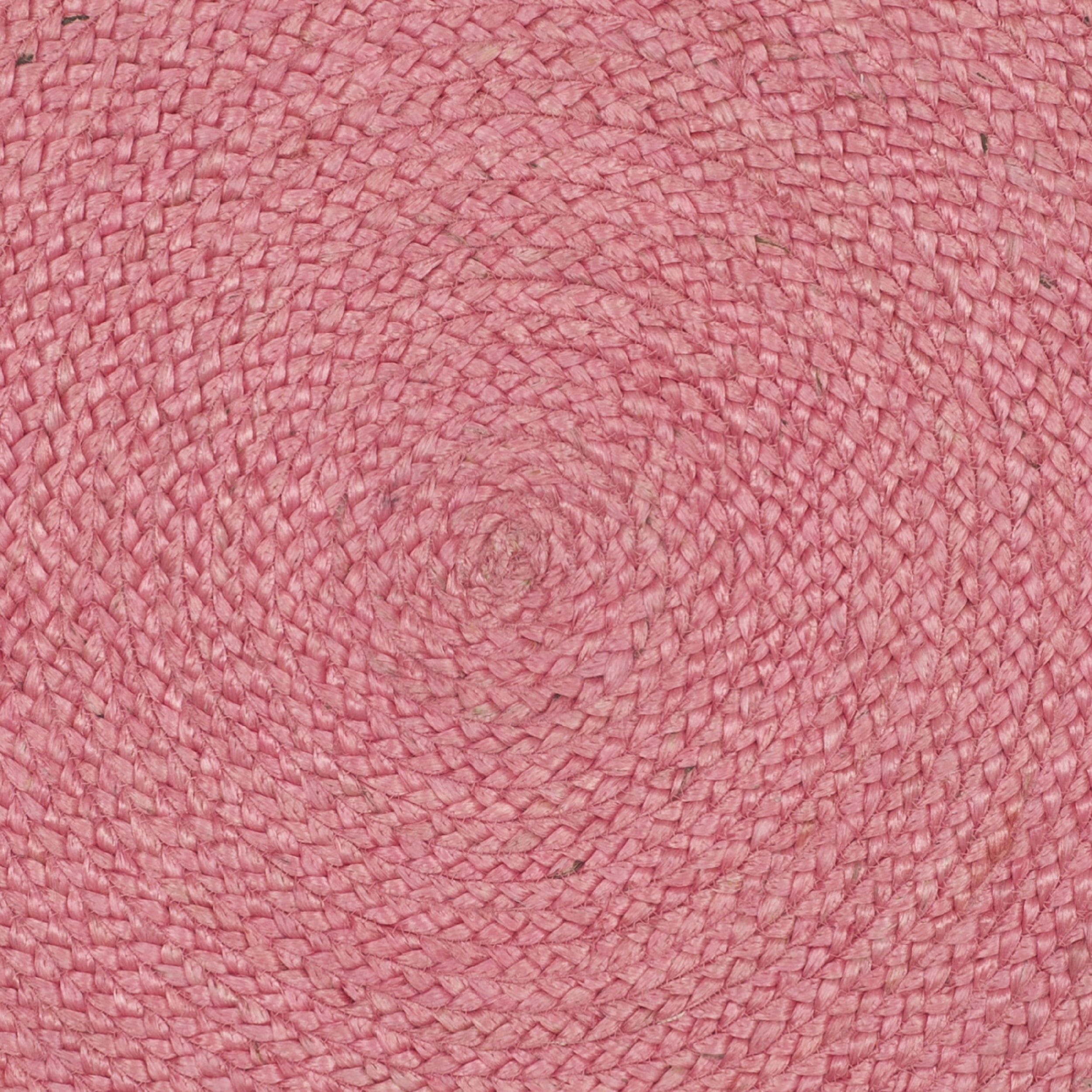 SAFAVIEH Natural Fiber Cebrail Braided Jute Area Rug, Pink/Natural, 3' x 3' Round