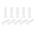 thumbnail image 1 of Unique Bargains M6x30mm Plastic Phillips Machine Screws, PC Flat Head Machine Bolts 25 Pack, 1 of 4