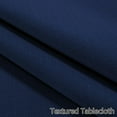 thumbnail image 5 of Faux Linen Tablecloth Rectangle Waterproof Washable Natural Textured Fabric Table Cloths, Heavy Weight Table Cover for Dining, Party, Holiday, Indoor, Outdoor (60 x 102 Inch Rectangular, Navy Blue), 5 of 7