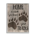 thumbnail image 5 of Stupell Industries Home's Where You Leave Tracks Bear Paw Print, 11 x 14, Design by CAD Designs, 5 of 5
