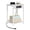 White, variant on End Table Side Table, Bedside Table with Charging Station Small End Table with USB Ports and Power Outlets, Night Stand for Bedroom Living Room